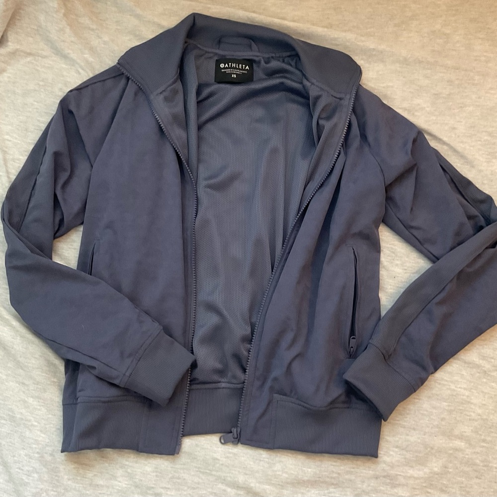 Women’s purple Athleta Bomber Jacket - XS